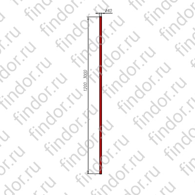 Столбик сигнальный дорожный Дорожная сигнальная веха без световозвращающей поверхности